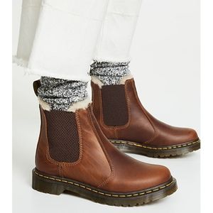 Dr. Martens Brown Ankle Boots